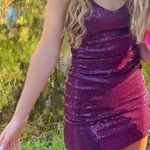 Lulus Purple Sequin Mini Dress Photo 3