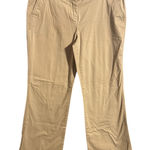 New York & Company Manhattan Chino Flare Leg Pants – Khaki Beige – Women’s 12P Tan Photo 0
