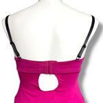 Delta Burke Womens Negligee Lingerie Nightie Chemise Underwire Pink Black 1X Photo 5