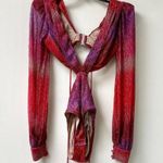 PatBO Ombre Lurex Plunging V Photo 0