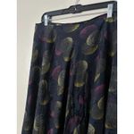 Jones New York Vintage  Maxi Skirt 16 100% Silk Wearable Art Retro Geometric Photo 1