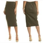 Lafayette 148 $298 NWT NY Size P 0/2 Wiggle Skirt Midi Pencil Knit Stretch Gray Photo 1