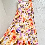 $465 Momoni Sleeveless 100% Silk Printed Destin Midi Dress Multicolor FR 40/US 8 Photo 4