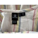 Volcom  Women's Ruffled Tropical Stripe Island Cami‎ Tank Size XS NEW Photo 9