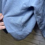 Athleta Sweater Womens Large Blue Sweatshirt Hooded Long Sleeve Activewear Photo 4