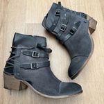 Bed Stu Roan  Aimee Leather‎ Ankle Boots Size 9.5 Grey distressed Photo 1