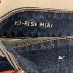 American Eagle America Eagle Distressed High Rise Denim Mini Skirt, Blue, Size US2, EUC Photo 5