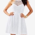 Lilly Pulitzer Lily Pulitzer Kinley Resort White Tropical Fruit Lace Halter Dress Photo 1