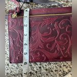 Tignanello clutch/ belt‎ bag Red Brown Leather Photo 6