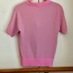 Current Air  Pink Fitted Ribbed Polo Top Photo 3
