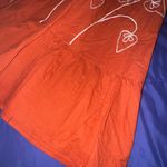 Magic  Red Smocked Sundress with Spaghetti Straps Photo 2