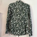Tory Burch  Vine Pattern Brigitte Blouse Vine Issy Green Button Down 2 Safari Photo 2
