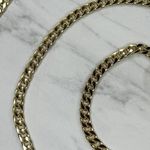 Gold Tone Skinny Flat Chain Link Purse Handbag Replacement Strap 46" ✨ Photo 7