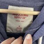 Mossimo Supply Co . indigo lightweight hooded sweater hoodie women's size M Photo 2