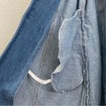 MY WAY HER WAY Denim Jean Wrap Belted Long Trench Jacket Outer Wear Size S NWOT Blue Photo 10