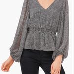 Vince Camuto Blouse V-Neck Long Sleeve XL Photo 1