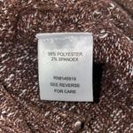 Freshman 1996 Womens Sweater V Neck Vest L Brown White Button Front Sleeveless Size L Photo 3