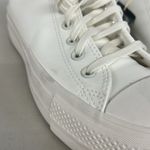 Converse  sz8.5 all white CT ox lift platform sneaker 564429c solid shoe Photo 8