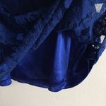 Miss Me MM Couture  Open Back‎ Royal Blue Long Sleeve Shift Dress Womens S… Photo 3