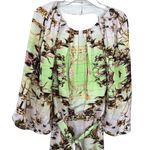 Karen Millen Mirrored Tulipa Print Woven Satin Maxi Dress NWT size 6 Photo 3