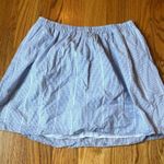 J.Crew  pinstripe seersucker mini skirt size 6 Photo 2