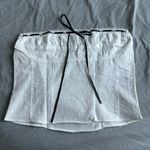 Princess Polly  White Lace Trim Corset Photo 0