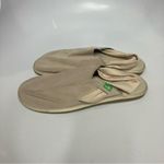 Sanuk sling back Cruz Malia sandals cream closed toe yoga mat women’s size 9 Photo 3