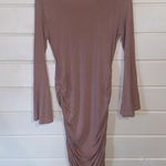 My bump maternity June bell sleeve midi bodycon dress in mauve Size undefined Photo 6