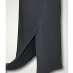 Talbots Black Modest Round Neck Sleeveless Maxi Slit Back Hem Modest Dress 4 Photo 5