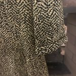 Melissa Masse Black and Gold Midi Dress Green Size L Photo 2