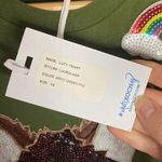 Koch Lucy sequined t-shirt in army green fox size XS Photo 8