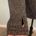 Kyodan  Women’s Small Mock Neck Pullover Sweater Gray Herringbone Tweed Photo 5