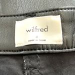 Wilfred Aritzia The Melina Super High Rise Vegan Leather Pants in Black Size 4 Photo 12