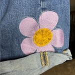 Wild Fable  Super High Rise Cuffed Cotton Blend Shorts Embroidered Flowers Sz 22 Photo 2