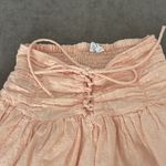 Cotton On skirt. Elastic waist with tie up front design. Color- peach. Size XXS Photo 1