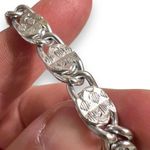 Sarah Coventry Womens Chain Bracelet Silver Tone Stamped Photo 5