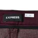 EXPRESS  Maroon Skinny Chino Pants Women Size 0 | 31-33 Photo 3