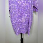 LuLaRoe  Discontinued Irma Top in Purples, Pink, Yellow, Lavender & White Size L Photo 2