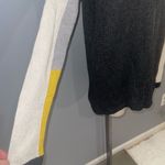 Pixley gray yellow crewneck sweater top shirt woman’s large EUC Photo 1