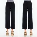 NWT KanCan Victoria Ultra High Rise Cropped Wide Leg Jeans Black Size 7/27 NEW Photo 12