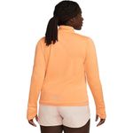 Nike Dri-FIT Pacer Women's Small S 1/4 Zip Pullover Sweatshirt Running Orange LS Photo 1