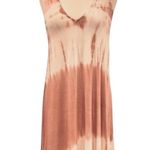 Ocean Drive  Coverup Pink Tie Dye Corset Laced Racer Back Sleeveless Small NWT Photo 0