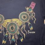 Fruit of the Loom VTG Native American Tribal Art Dreamcatcher Sweatshirt Womens M Nature Crewneck Photo 3