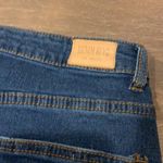 Denim Blvd Distressed denim mini skirt size L Photo 4