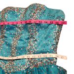 Vintage Y2K Elegant Blue Strapless Prom Dress Size 12 Photo 3