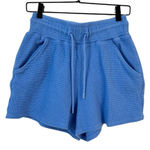 Negative Underwear Blue Waffle Knit Shorts Small Photo 0
