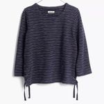 Madewell • Navy Stripe Side Lace-Up Tie Top Photo 69