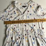 Velvet & Heart Long sleeve Blouse w/ Heart Design in white sz Sm Photo 8