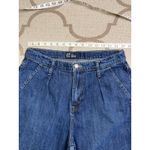 Gap  denim high rise wide leg pleated front Trouser jeans, size 8/ 29 Long Photo 4