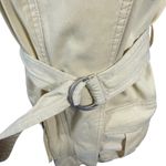 Elan Utility Safari Dress Jacket Yellow Belted Sleeveless Zip Front Women's S Photo 6